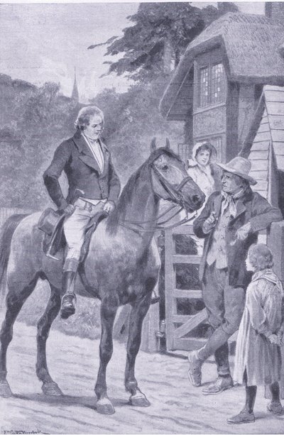 Cobbett on His Horse, Illustration from My Magazine, 1925 by Richard Caton II Woodville